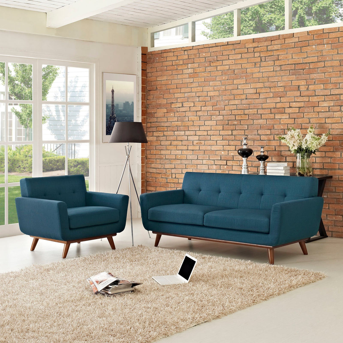Engage Armchair and Loveseat Set of 2 - view 16