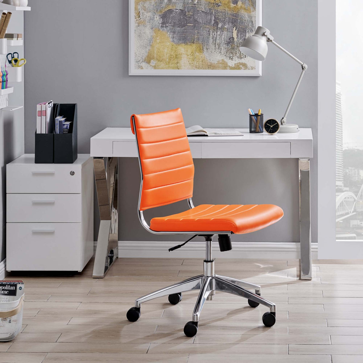 Jive Armless Mid Back Office Chair - view 52