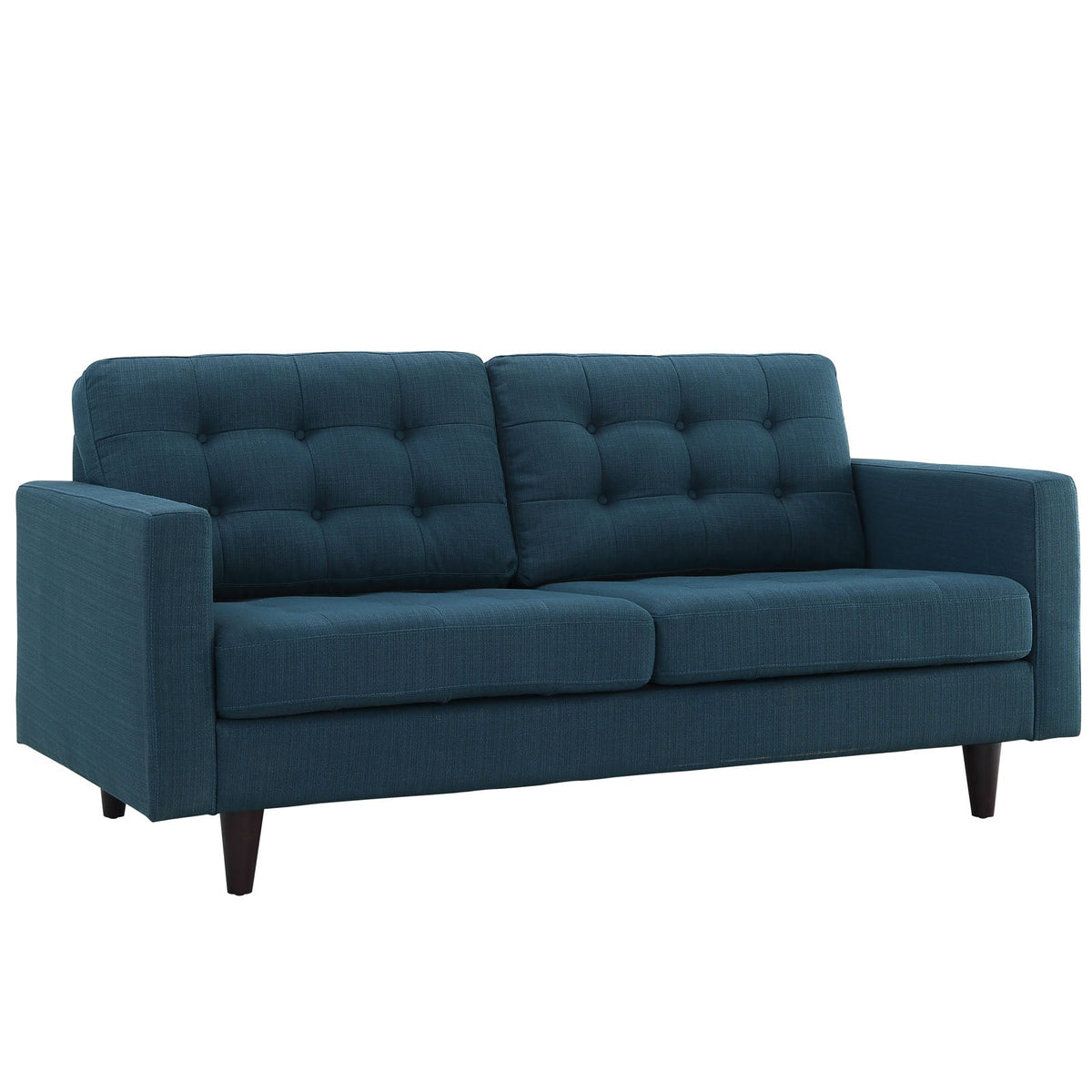 Empress Upholstered Fabric Loveseat - view 4