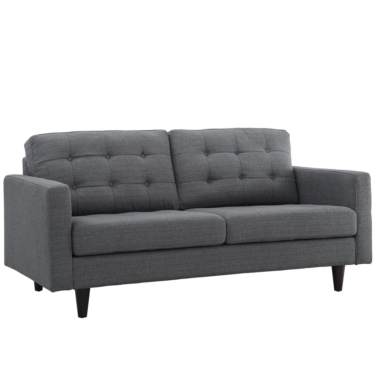 Empress Upholstered Fabric Loveseat - view 5