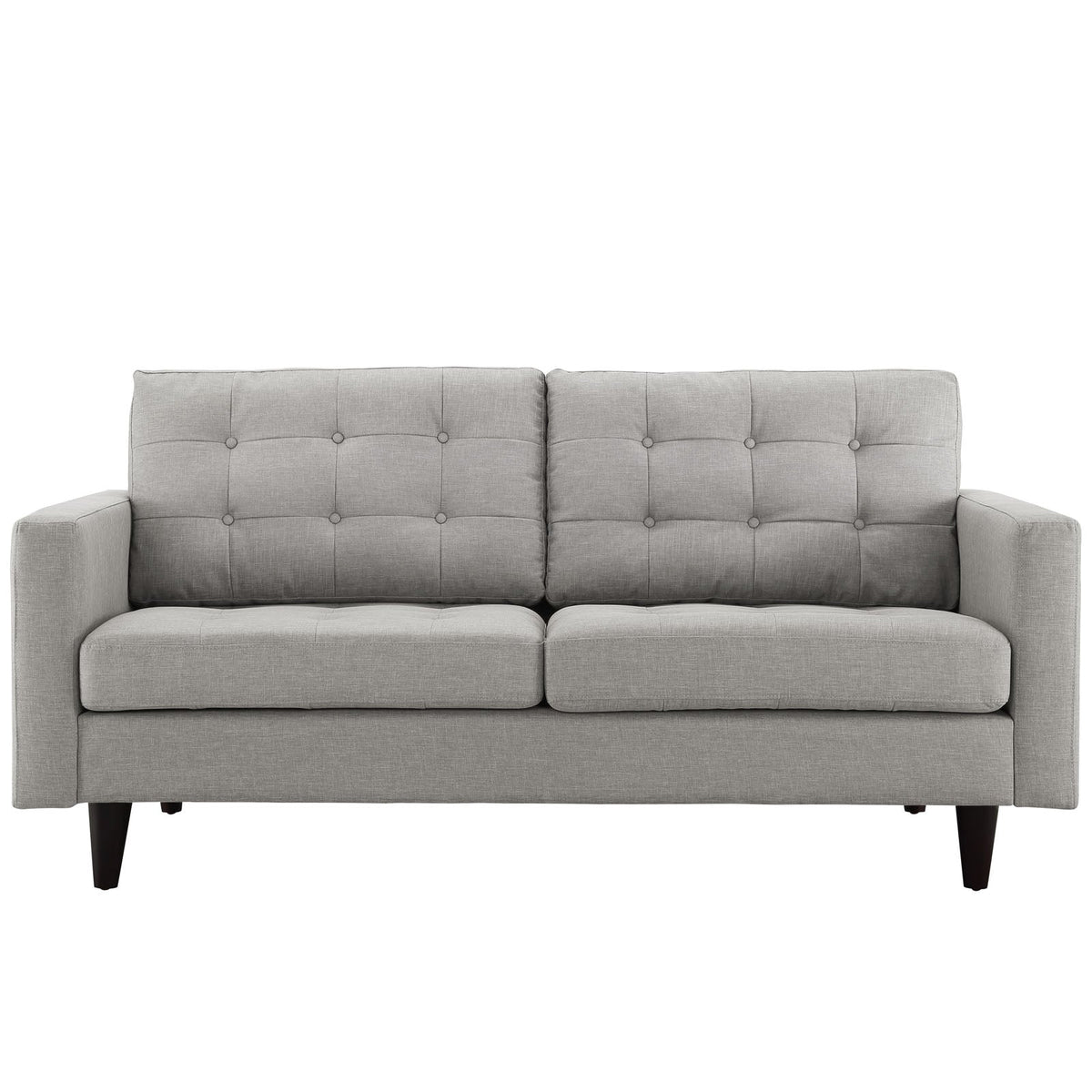 Empress Upholstered Fabric Loveseat - view 3