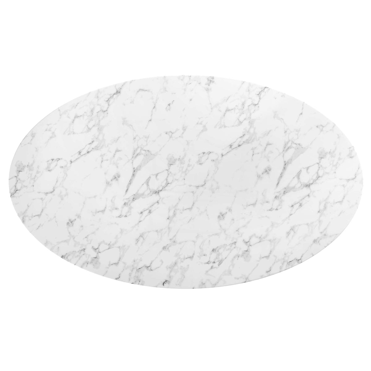 Lippa Oval Artificial Marble Dining Table - view 25