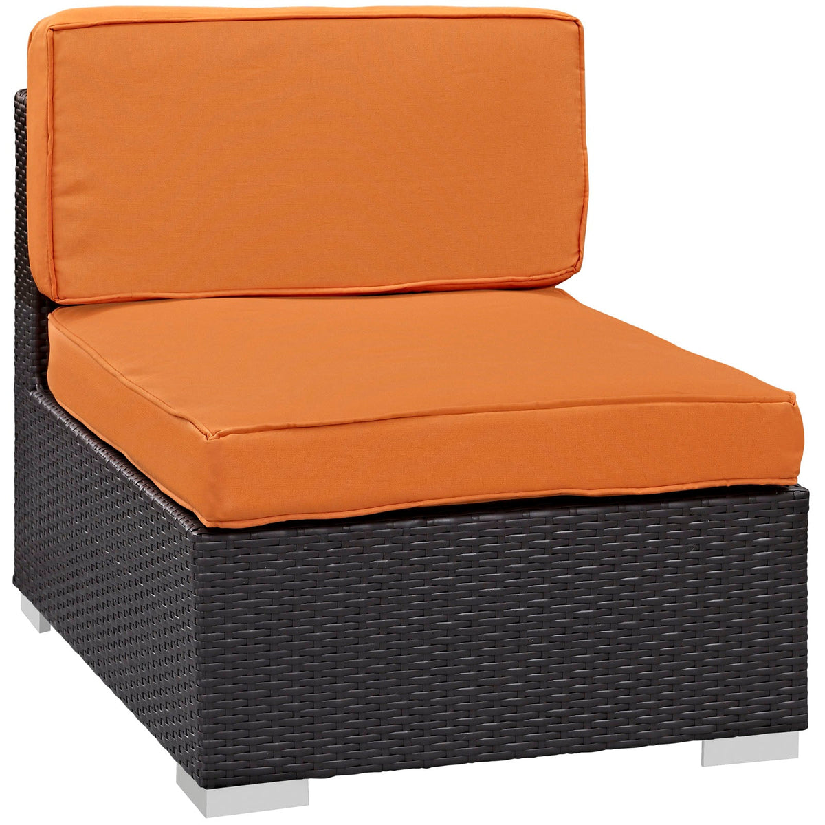 Gather Outdoor Patio Armless Chair Set of 2