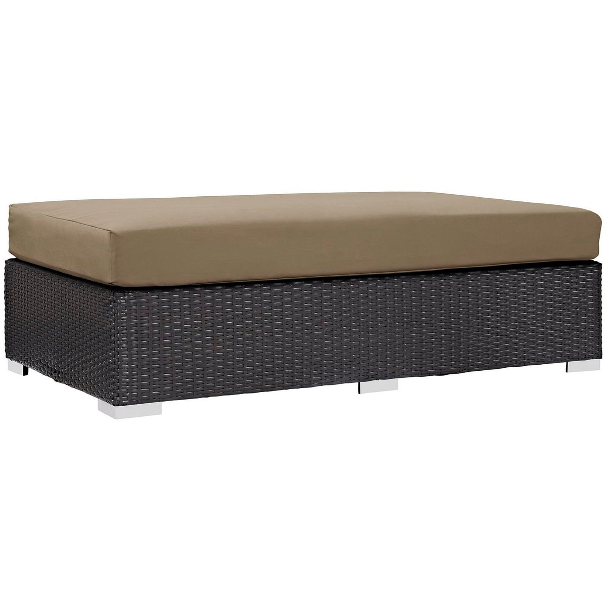 Convene Outdoor Fabric Rectangle Ottoman