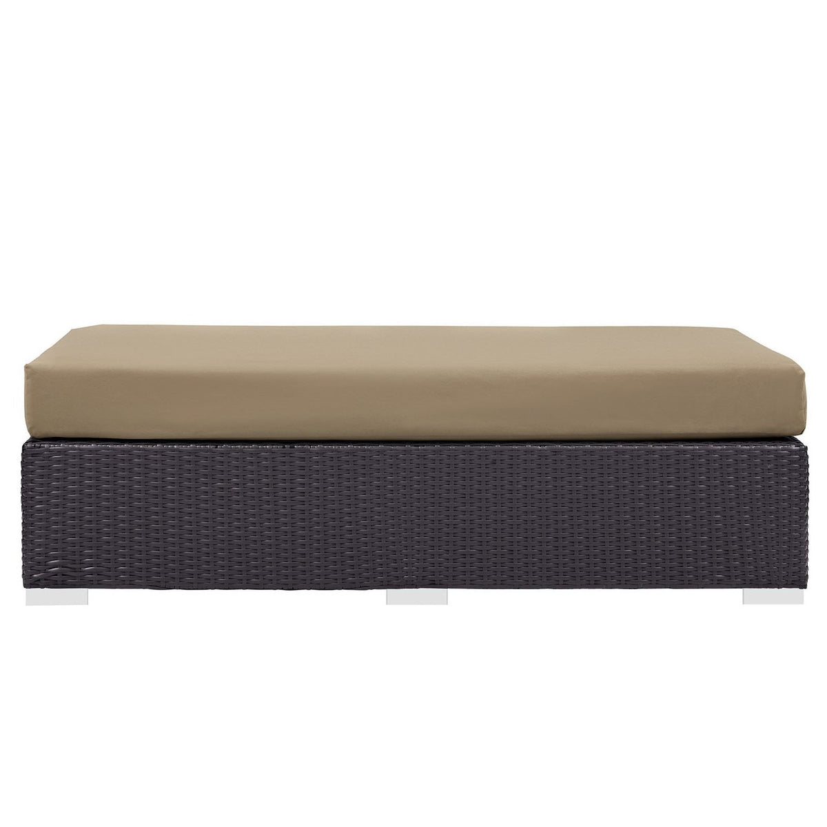 Convene Outdoor Fabric Rectangle Ottoman