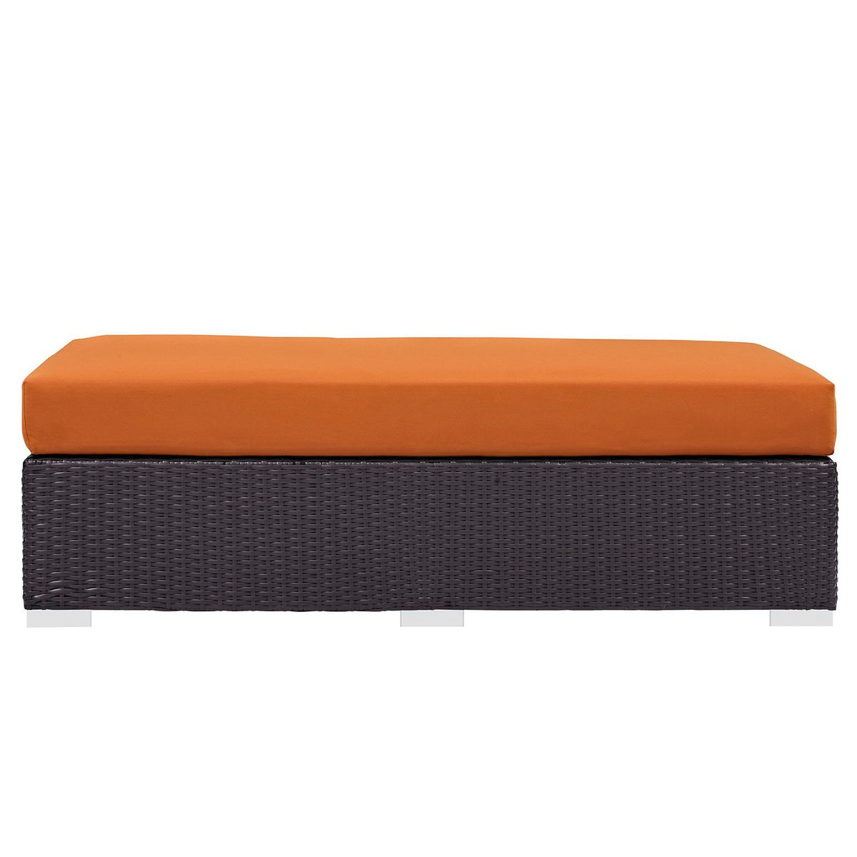 Convene Outdoor Fabric Rectangle Ottoman