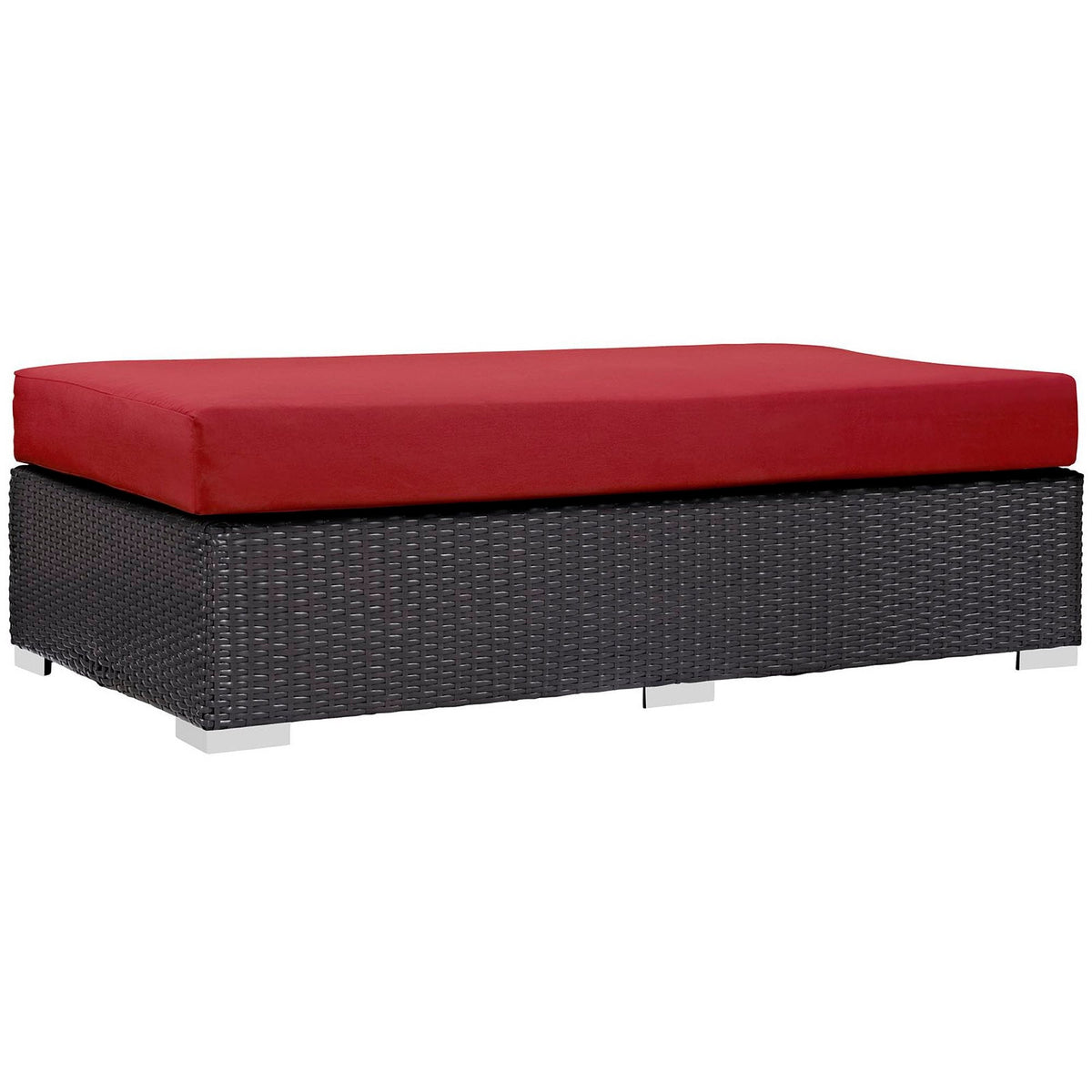 Convene Outdoor Fabric Rectangle Ottoman