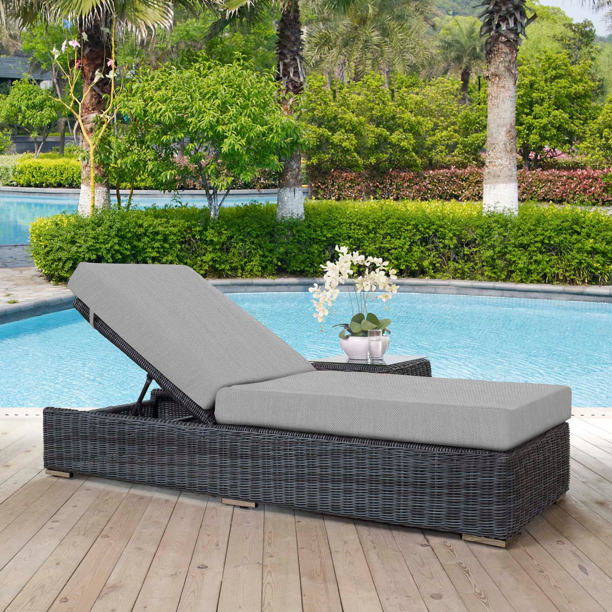 Summon Outdoor Patio Sunbrella® Chaise Lounge - view 8