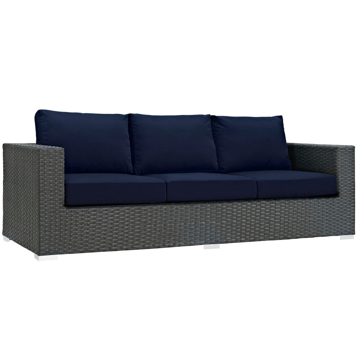 Sojourn 3 Piece Outdoor Sunbrella® Sectional Set