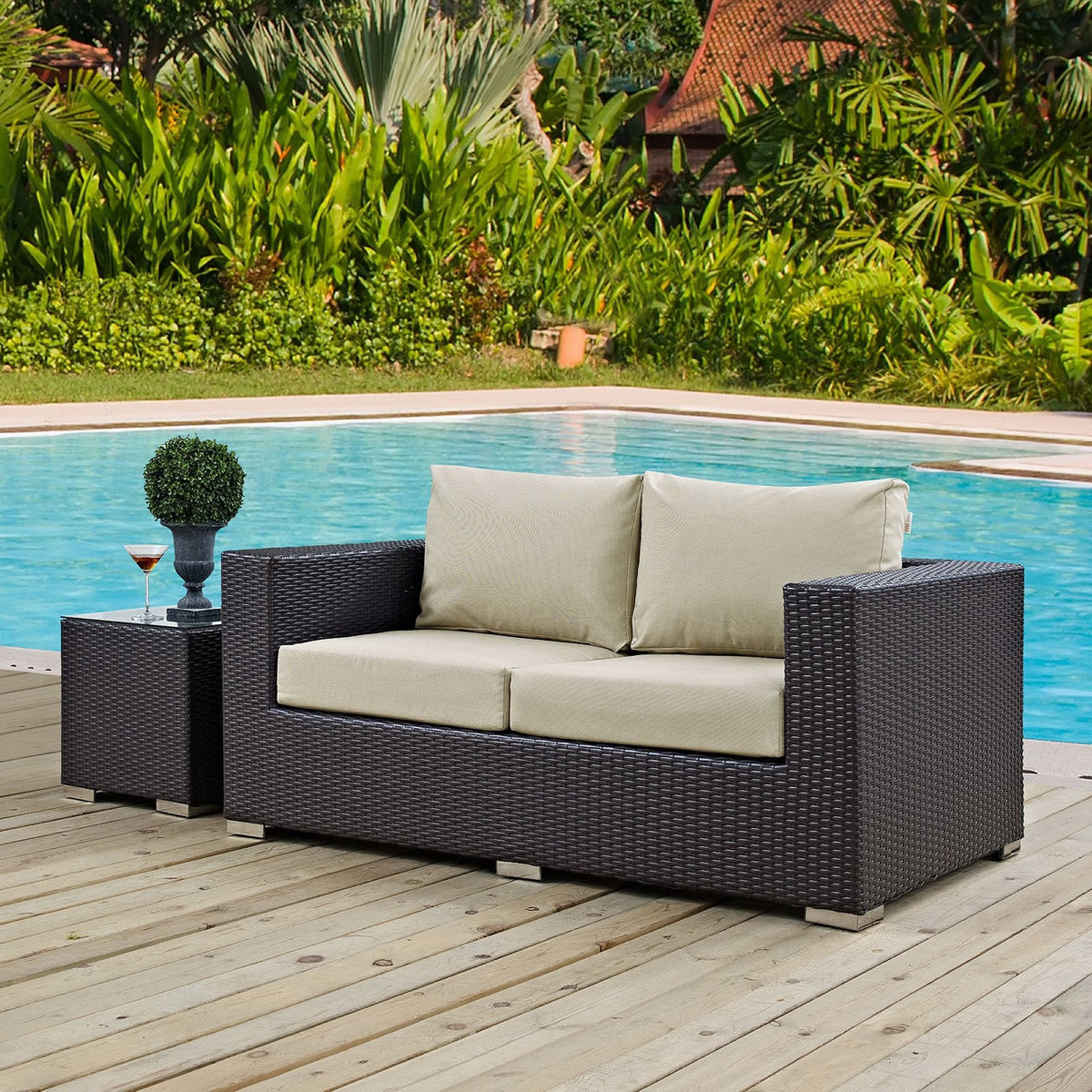 Convene Outdoor Patio Loveseat - view 26