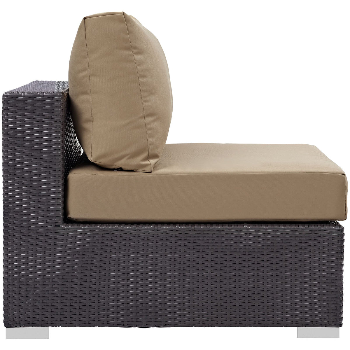 Convene Outdoor Patio Armless, Espresso Mocha - view 2