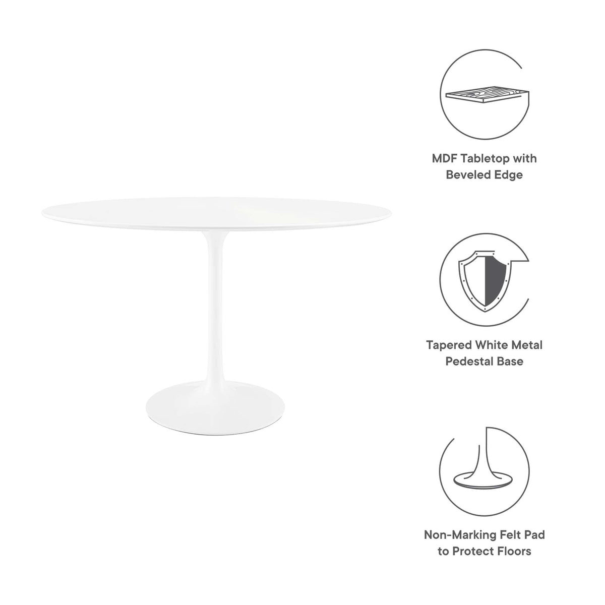 Lippa Oval Wood Dining Table