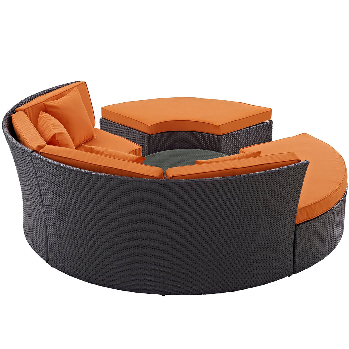 Convene Circular Outdoor Patio Daybed Set - view 14