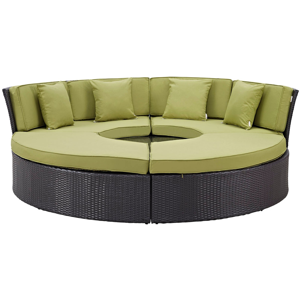 Convene Circular Outdoor Patio Daybed Set - view 19