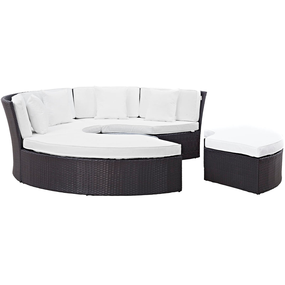 Convene Circular Outdoor Patio Daybed Set - view 8