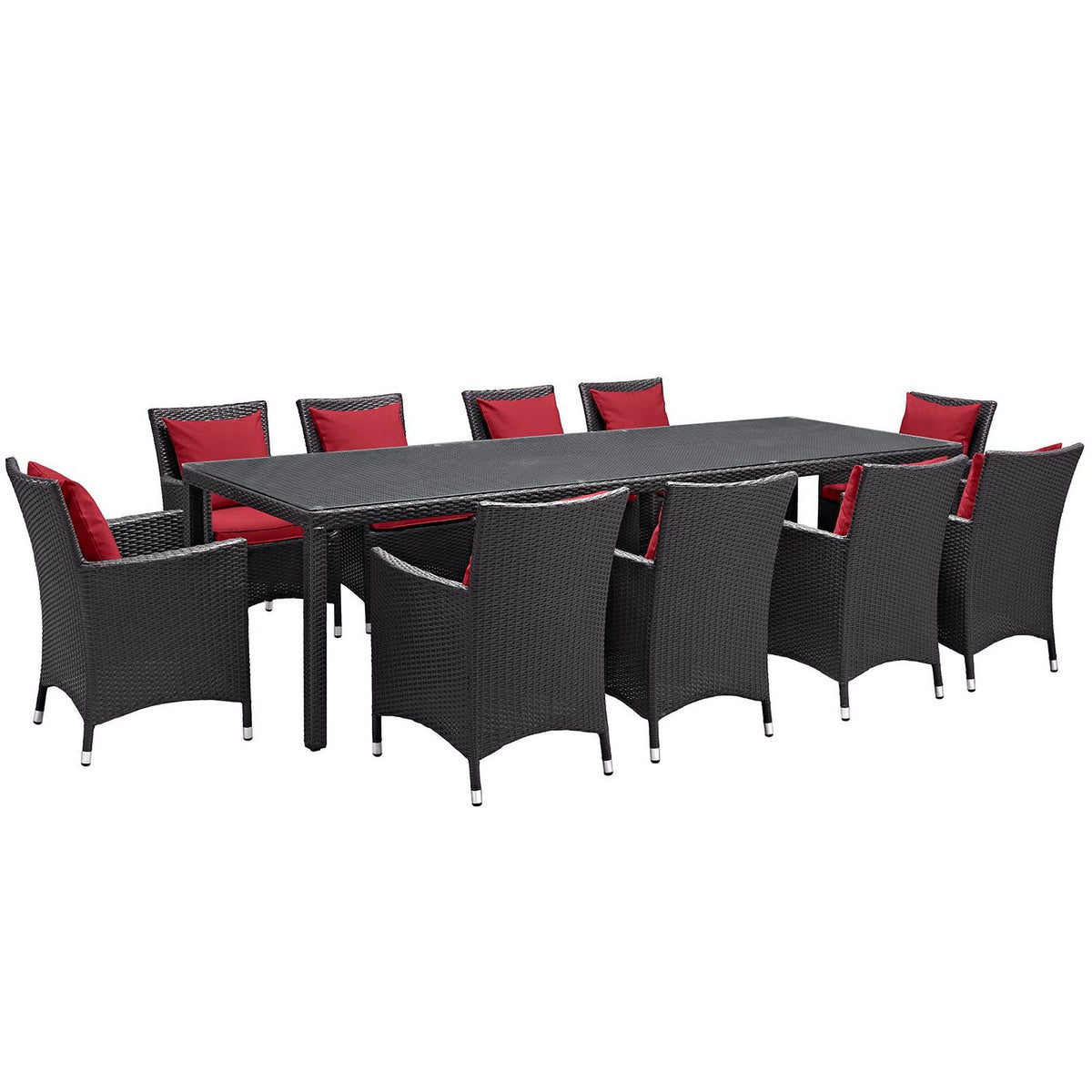 Convene 11 Piece Outdoor Dining Set