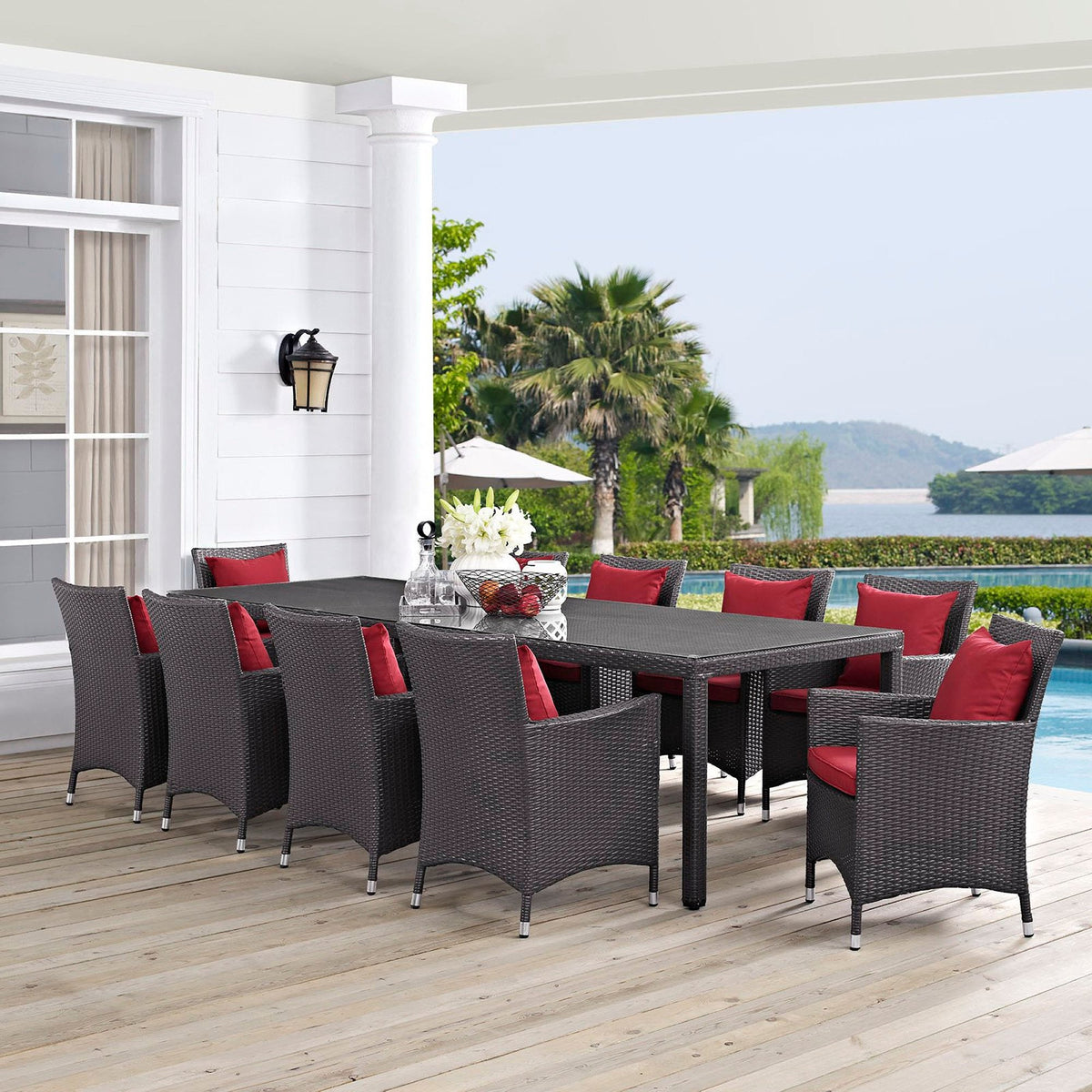 Convene 11 Piece Outdoor Dining Set