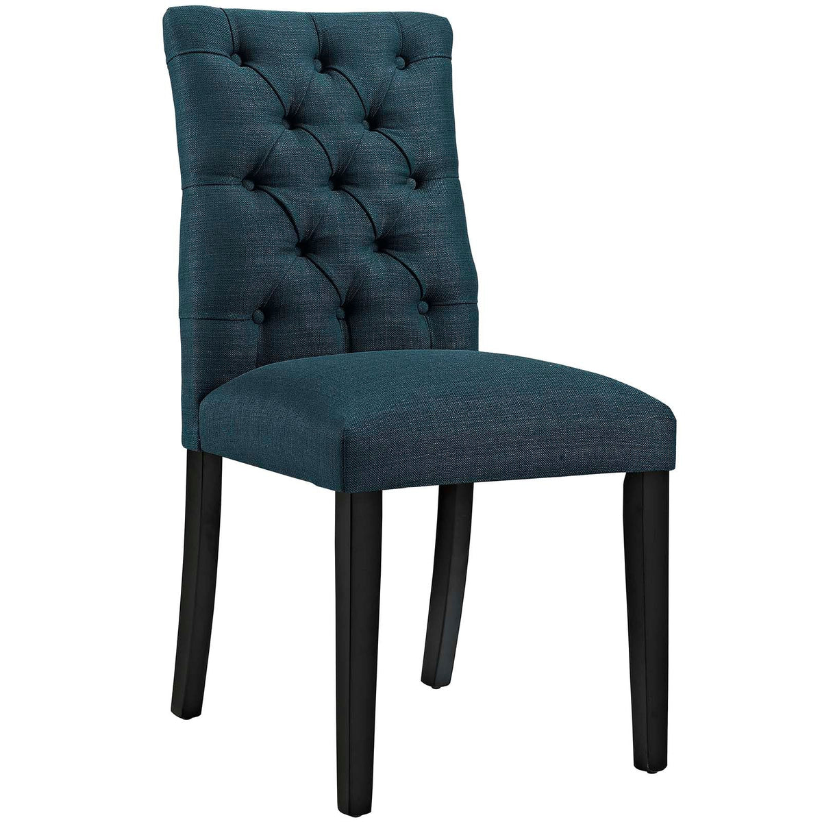 Duchess Button Tufted Fabric Dining Chair - view 1