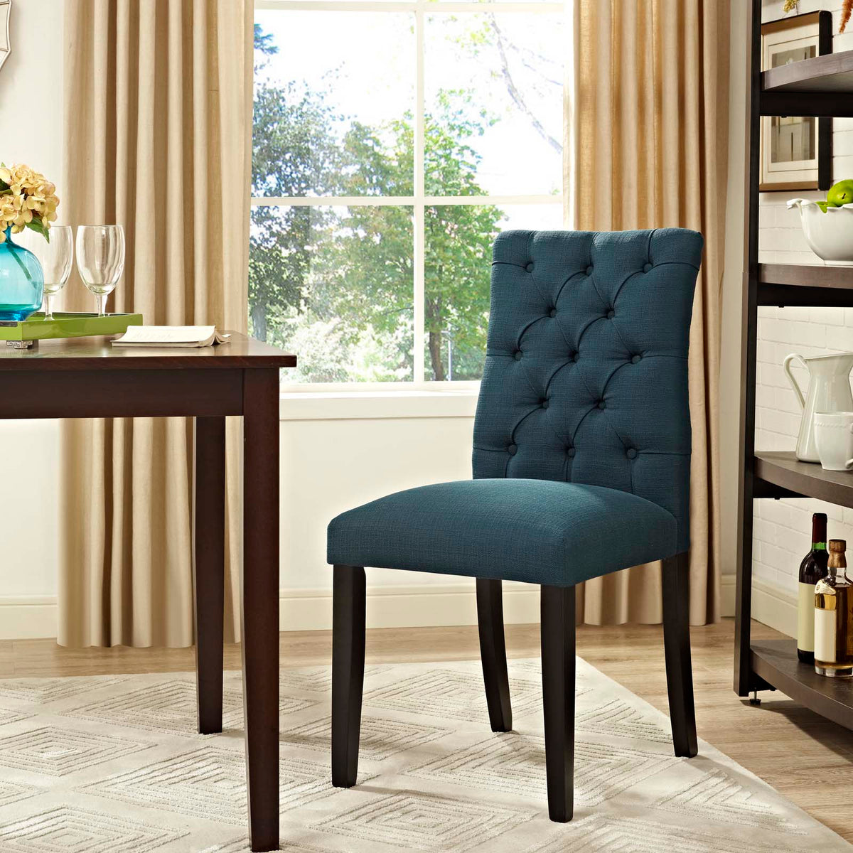Duchess Button Tufted Fabric Dining Chair - view 19