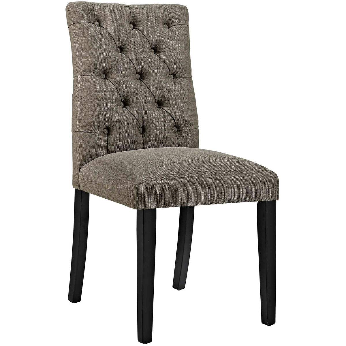 Duchess Button Tufted Fabric Dining Chair - view 4