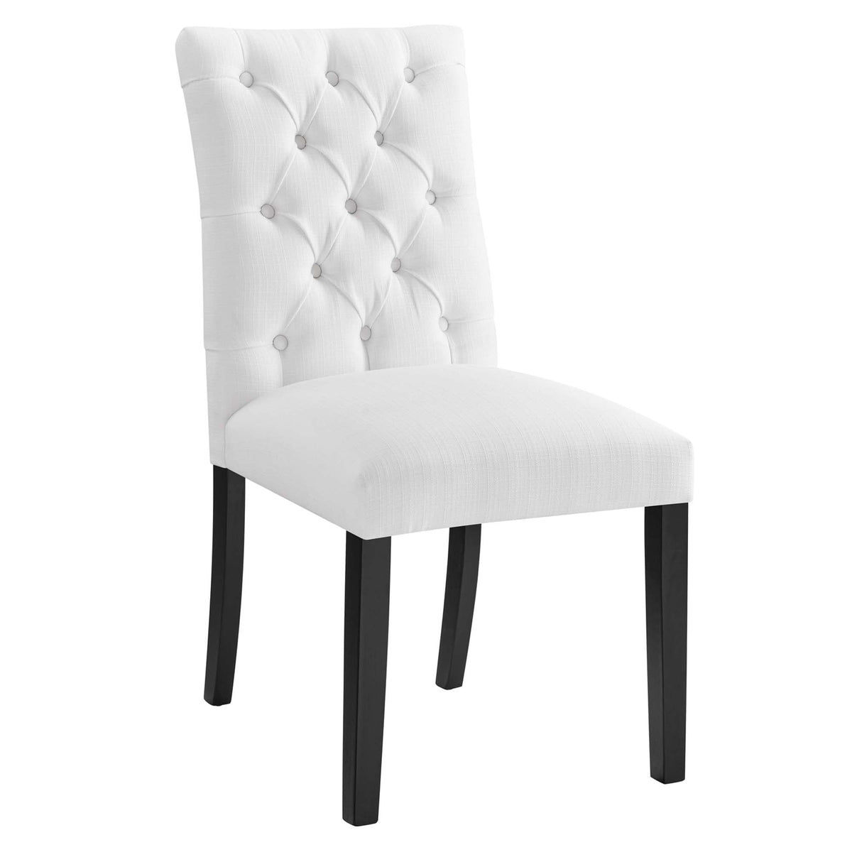 Duchess Button Tufted Fabric Dining Chair - view 6