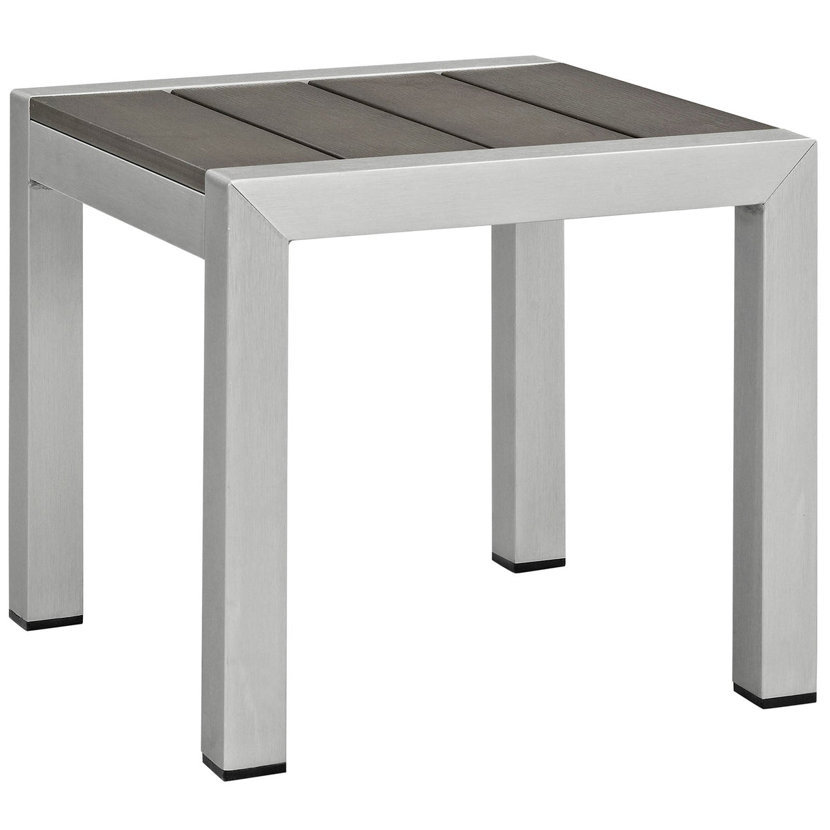 Shore Outdoor Patio Aluminum Side Table - view 1