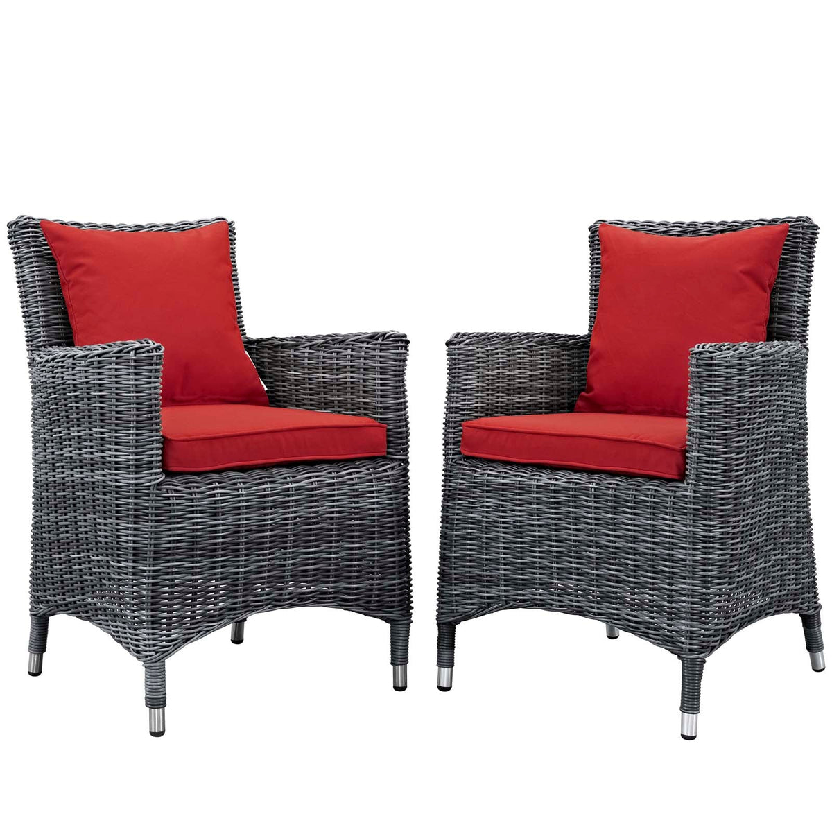 Summon 2 Piece Outdoor Patio Sunbrella® Dining Set - view 4