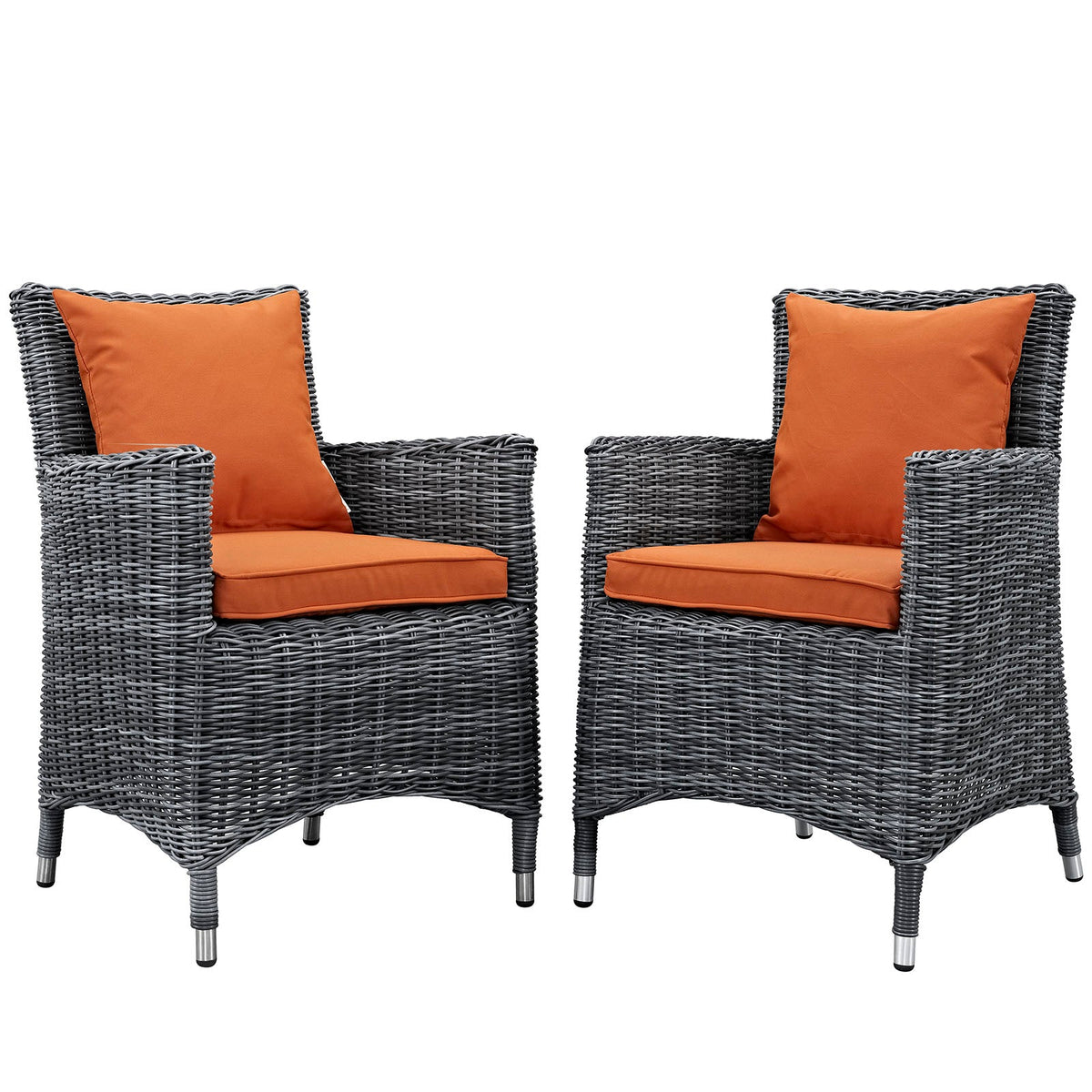 Summon 2 Piece Outdoor Patio Sunbrella® Dining Set - view 5