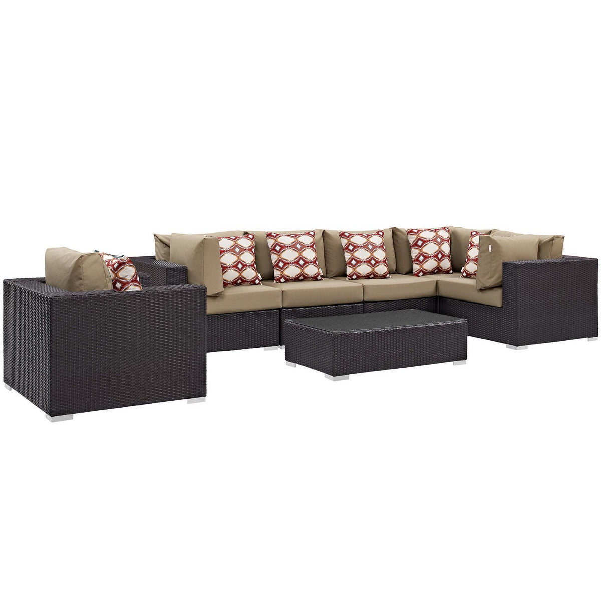 Convene 7 Piece Outdoor Sectional Set
