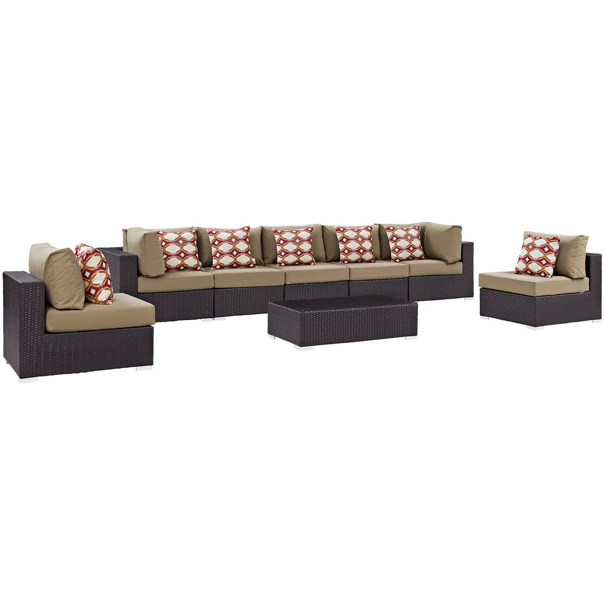 Convene 8 Piece Outdoor Sectional Set