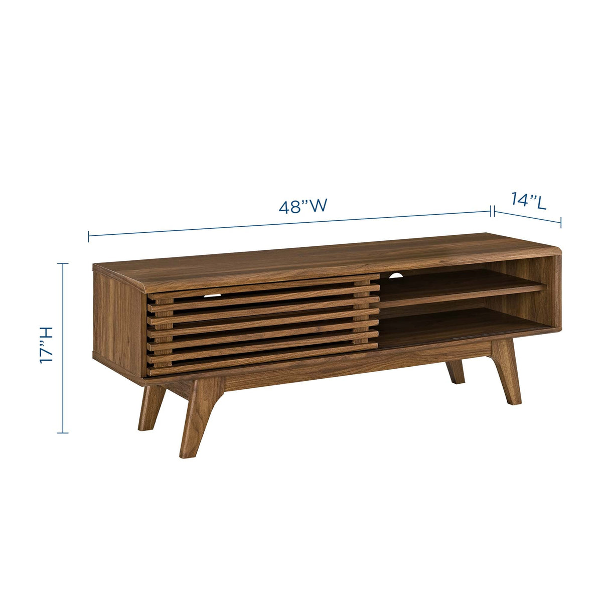 Render 48” TV Stand, Walnut - view 2