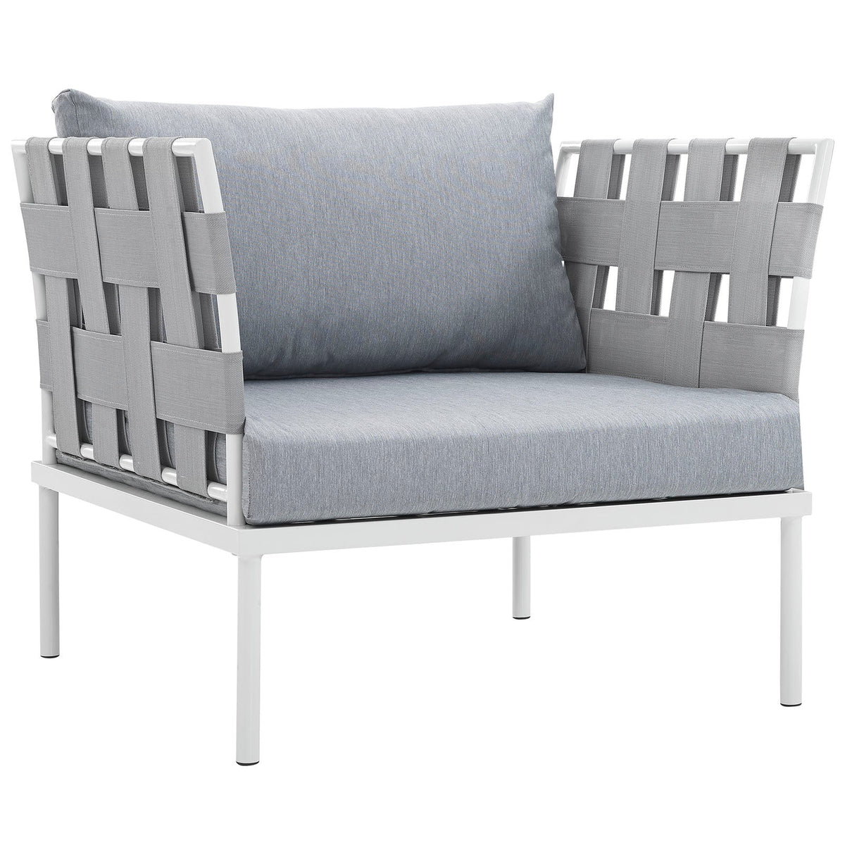Harmony Outdoor Patio Aluminum Armchair - view 2