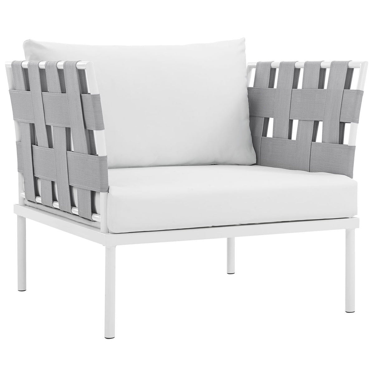 Harmony Outdoor Patio Aluminum Armchair - view 3