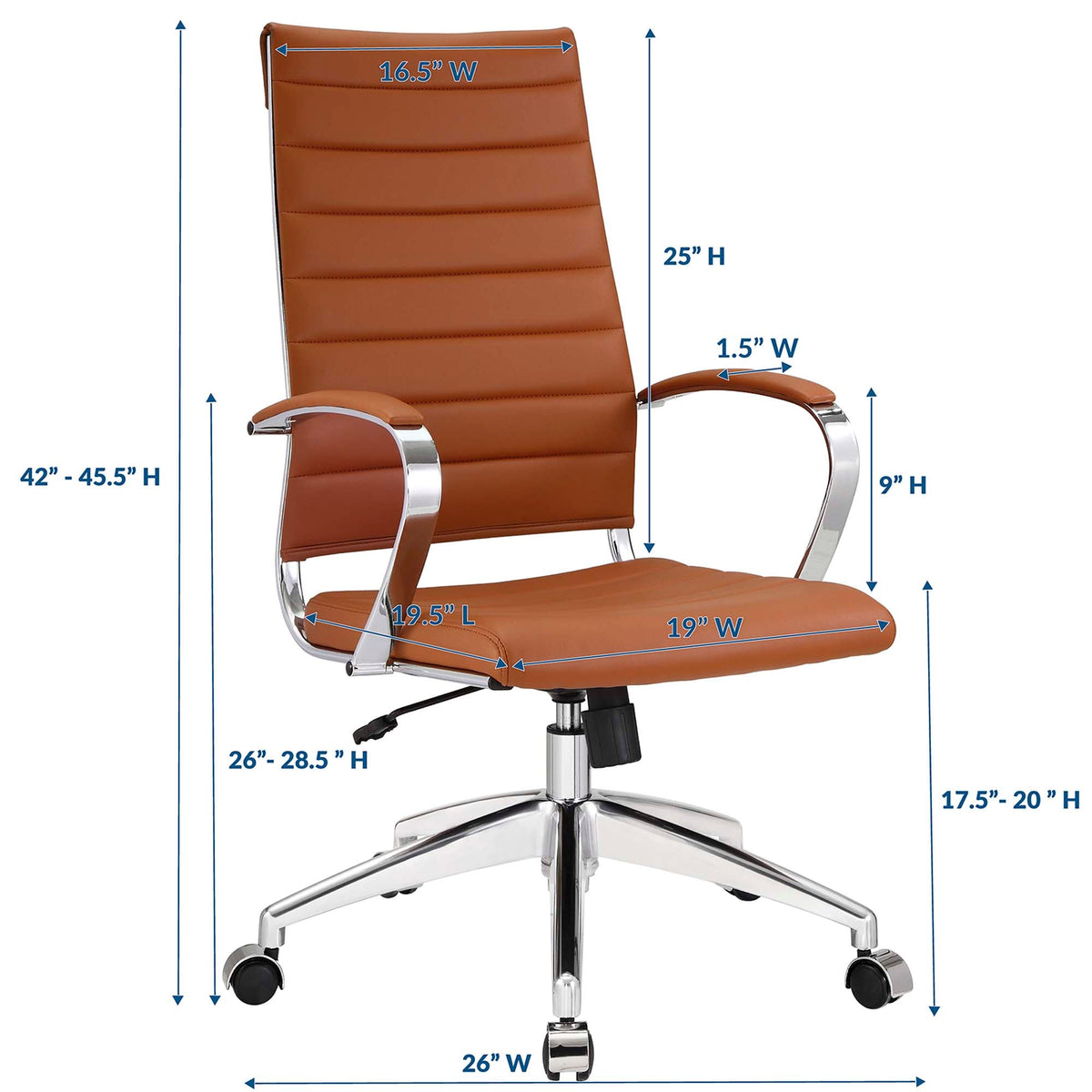 Jive Highback Office Chair - view 45