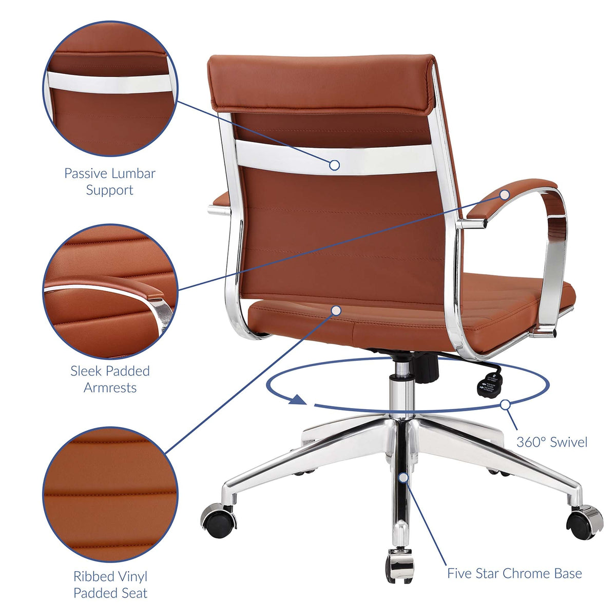 Jive Mid Back Office Chair - view 20