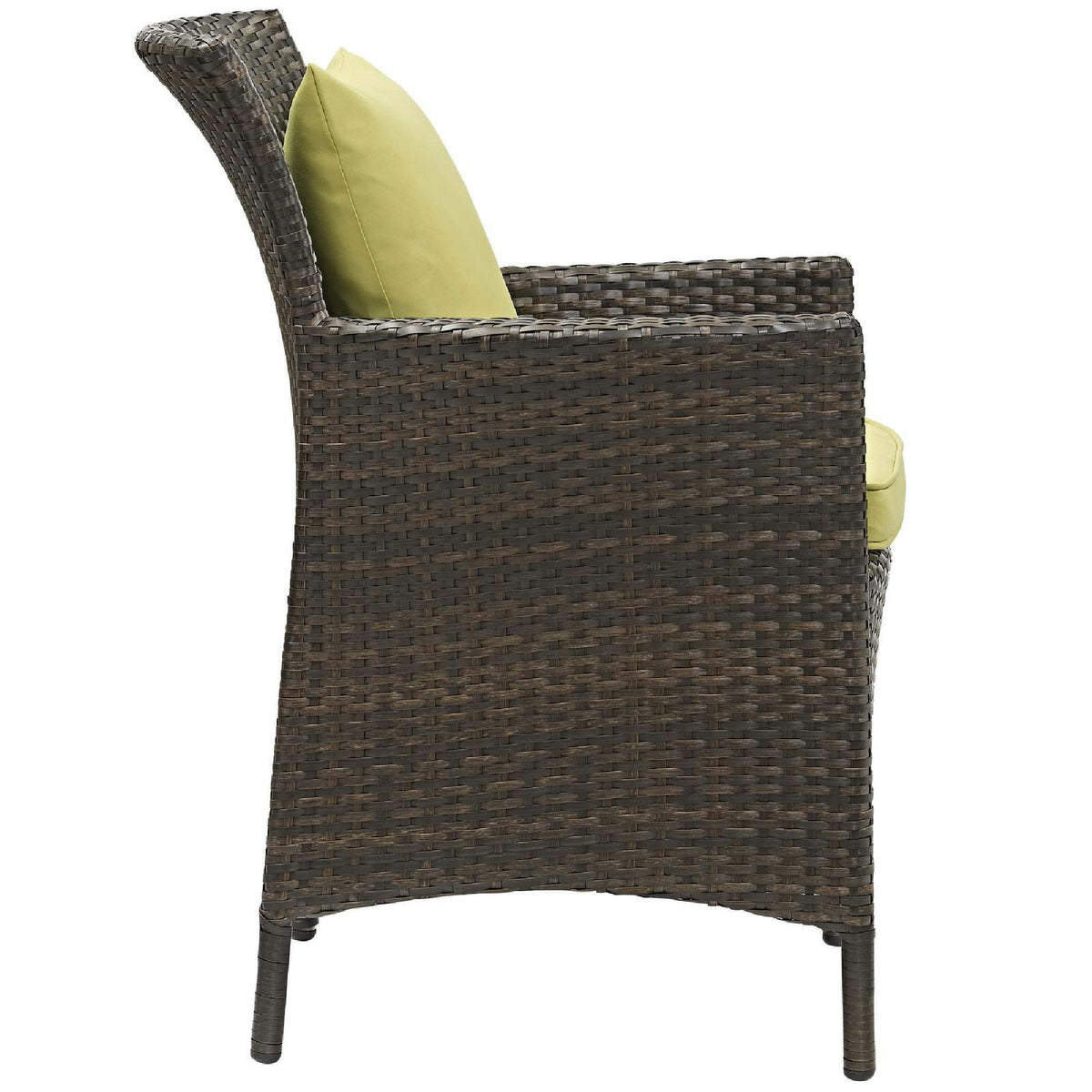 Conduit Outdoor Wicker Rattan Dining Armchair