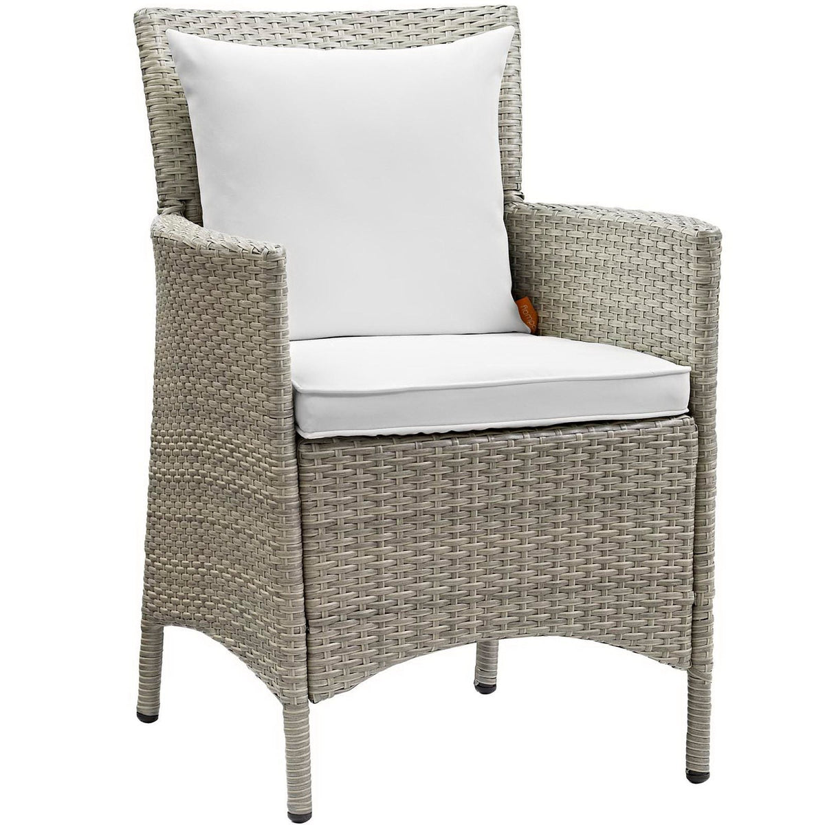 Conduit Outdoor Wicker Rattan Dining Armchair