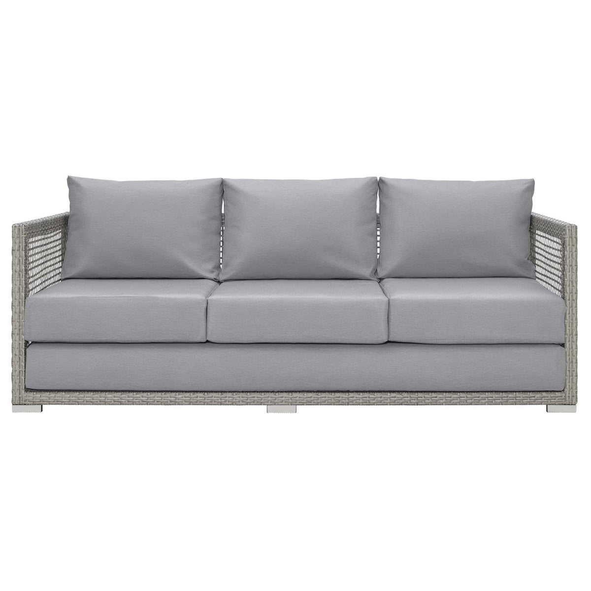 Aura Outdoor Patio Wicker Rattan Sofa