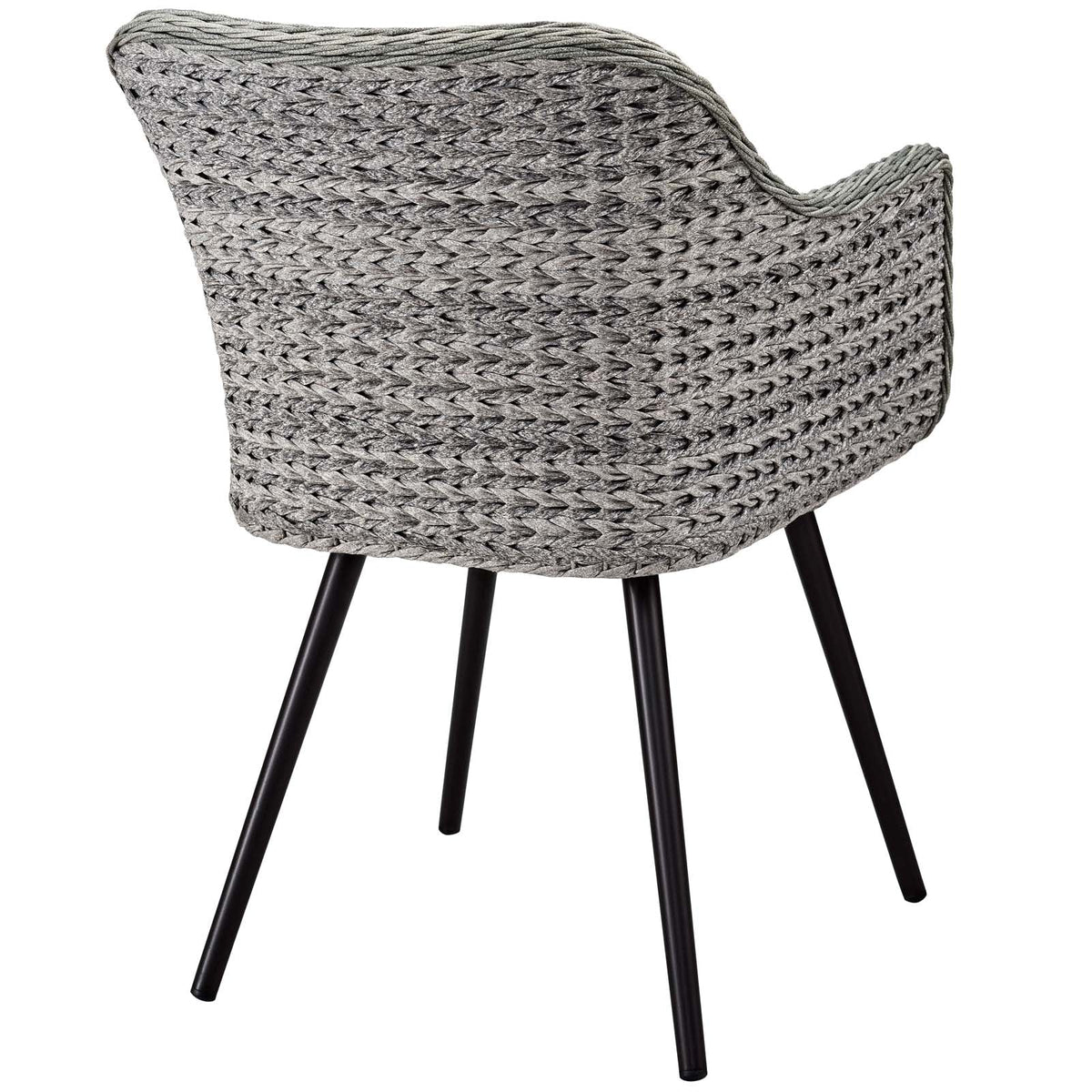 Endeavor Outdoor Patio Wicker Rattan Dining Armchair - view 3