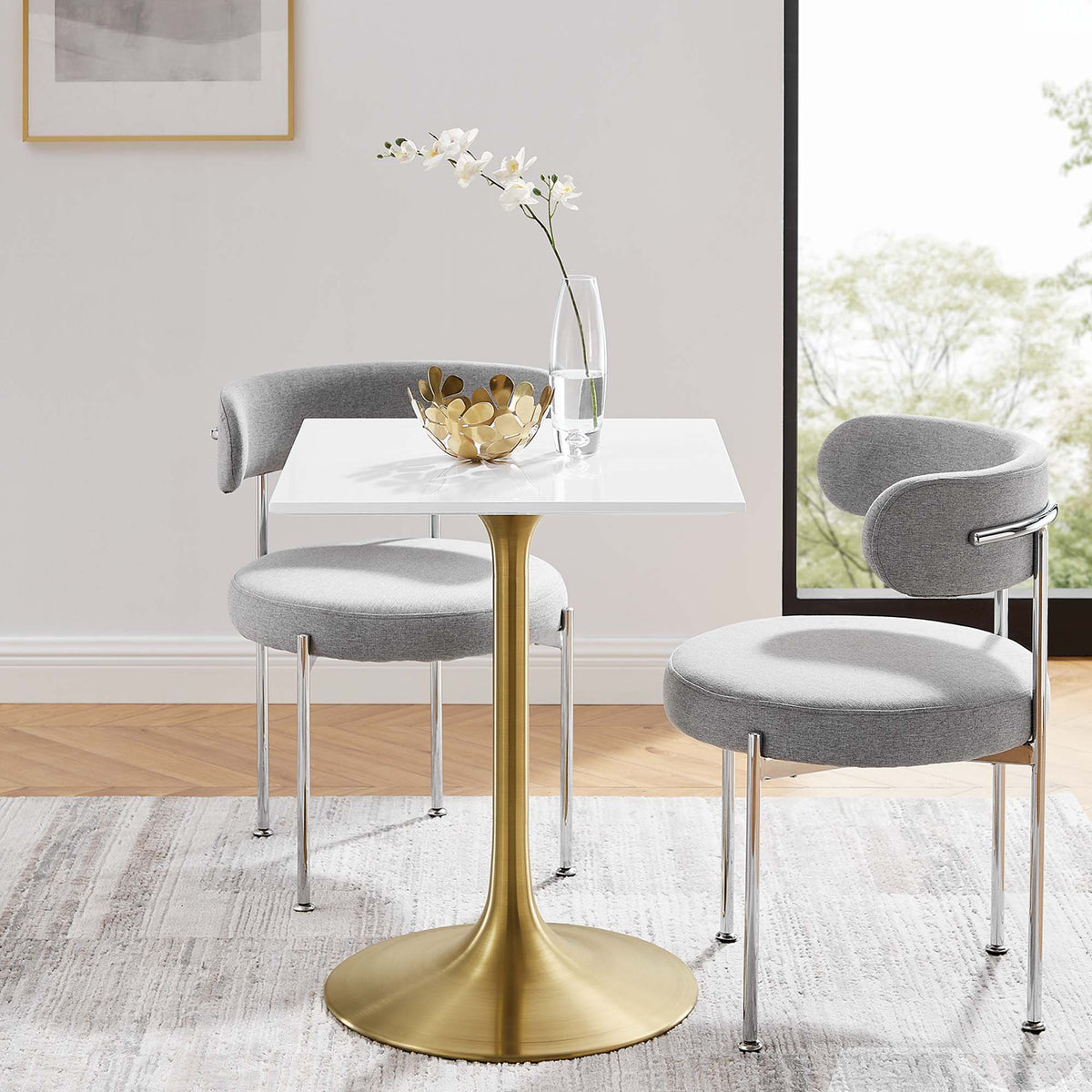 Lippa Square Wood Dining Table