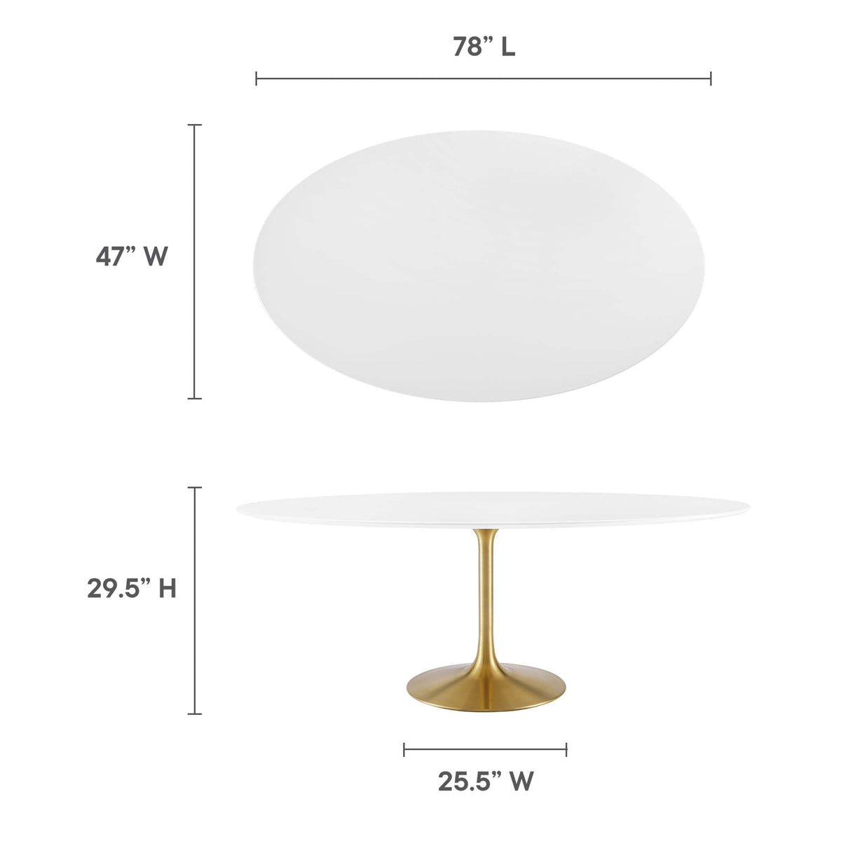 Lippa Oval Wood Dining Table