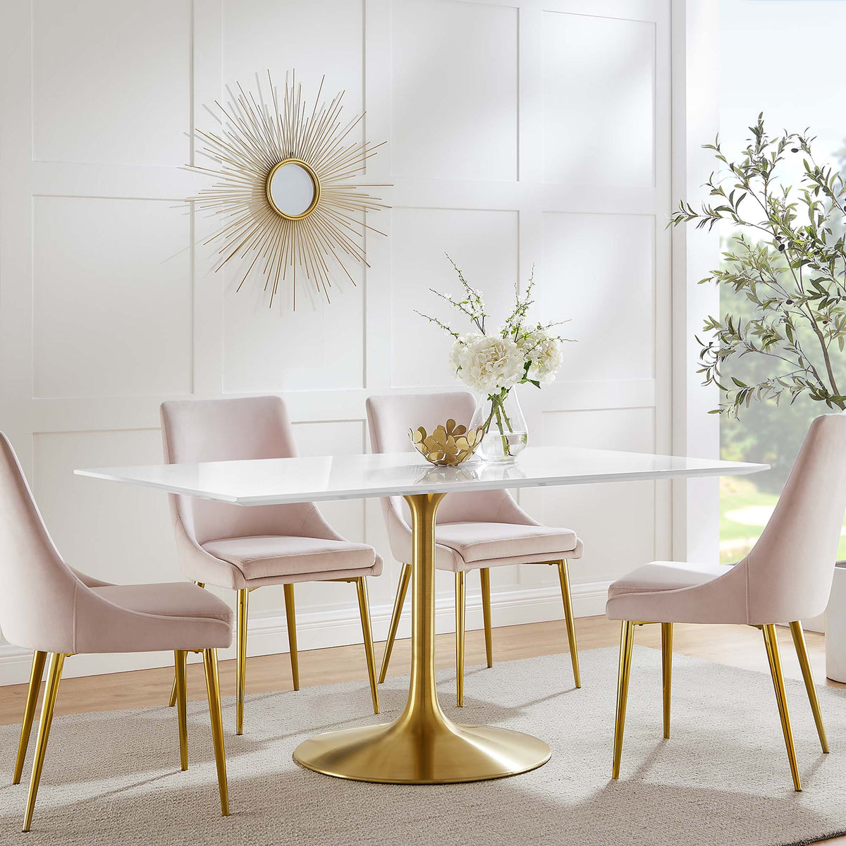 Lippa Rectangle Wood Dining Table - view 20