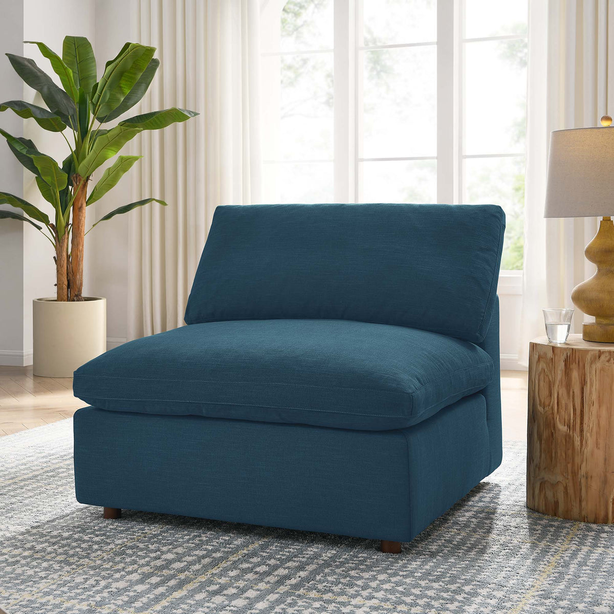 Commix Down Filled Overstuffed Armless Chair - view 51