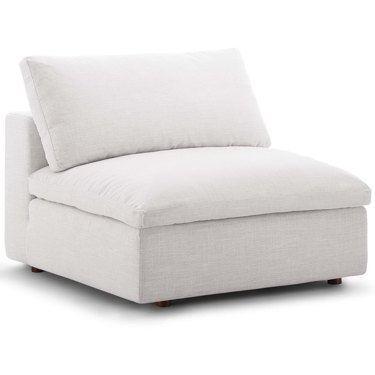 Commix Down Filled Overstuffed Armless Chair - view 2