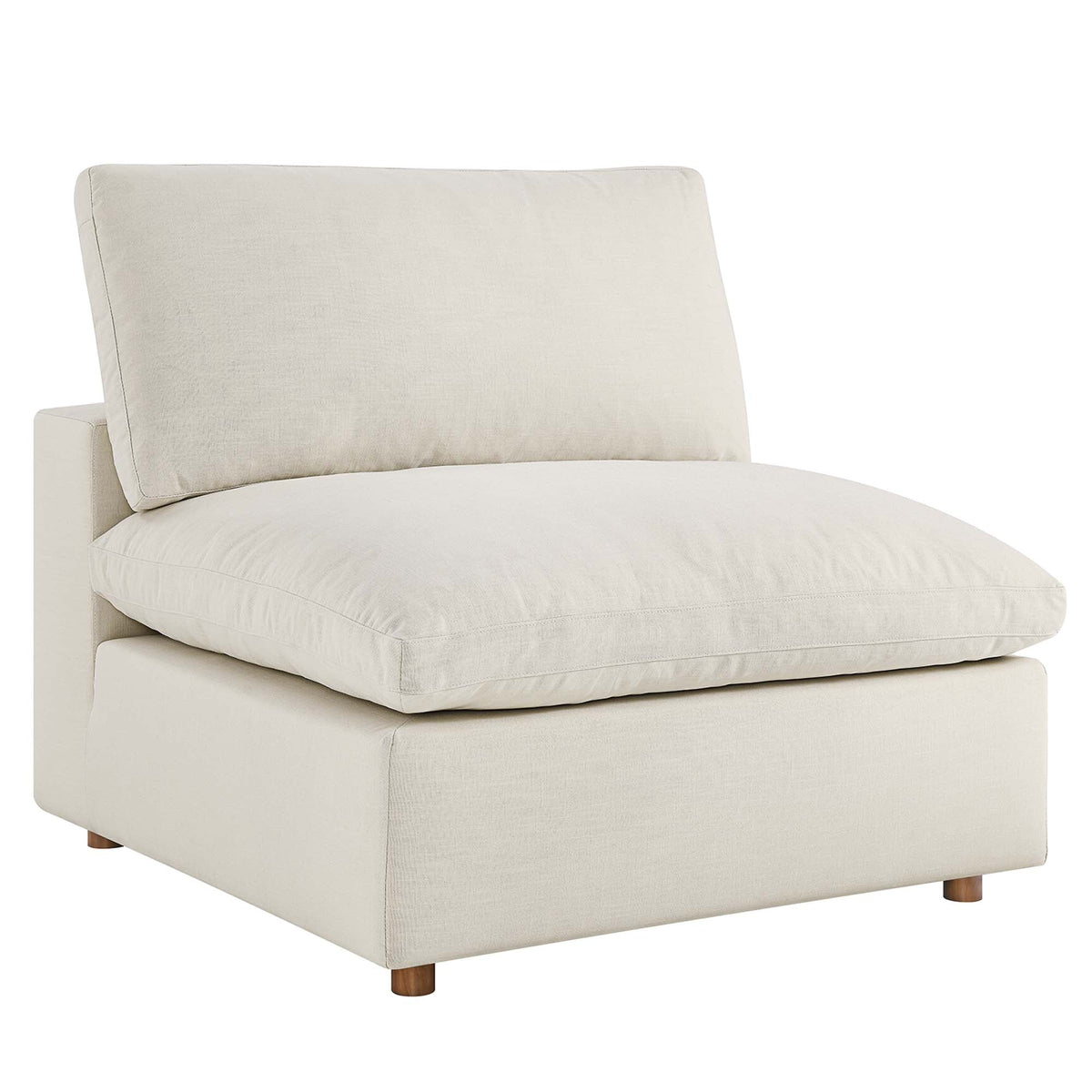 Commix 5-Piece Down Filled Overstuffed Armless Sectional Sofa