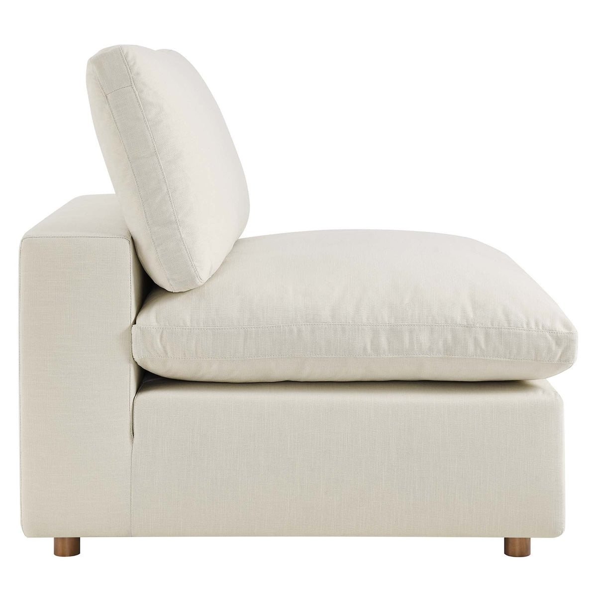 Commix 5-Piece Down Filled Overstuffed Armless Sectional Sofa