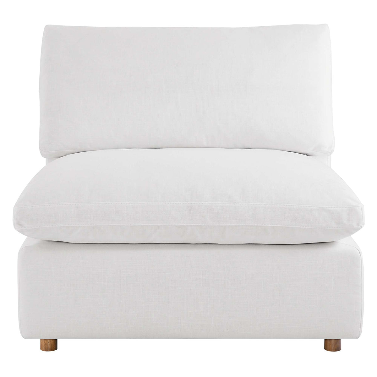 Commix 5-Piece Down Filled Overstuffed Armless Sectional Sofa