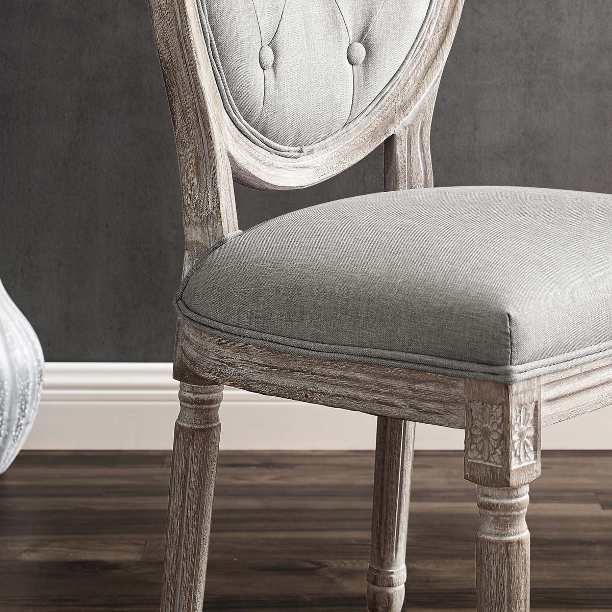 Arise Upholstered Fabric Dining Side Chair Set of 4