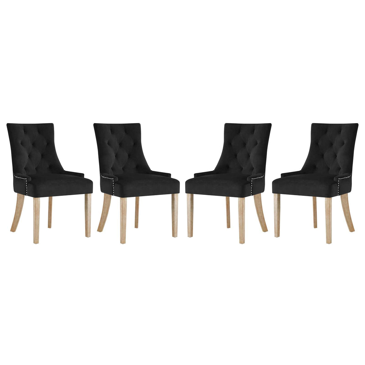 Pose Dining Chair Performance Velvet Set of 4