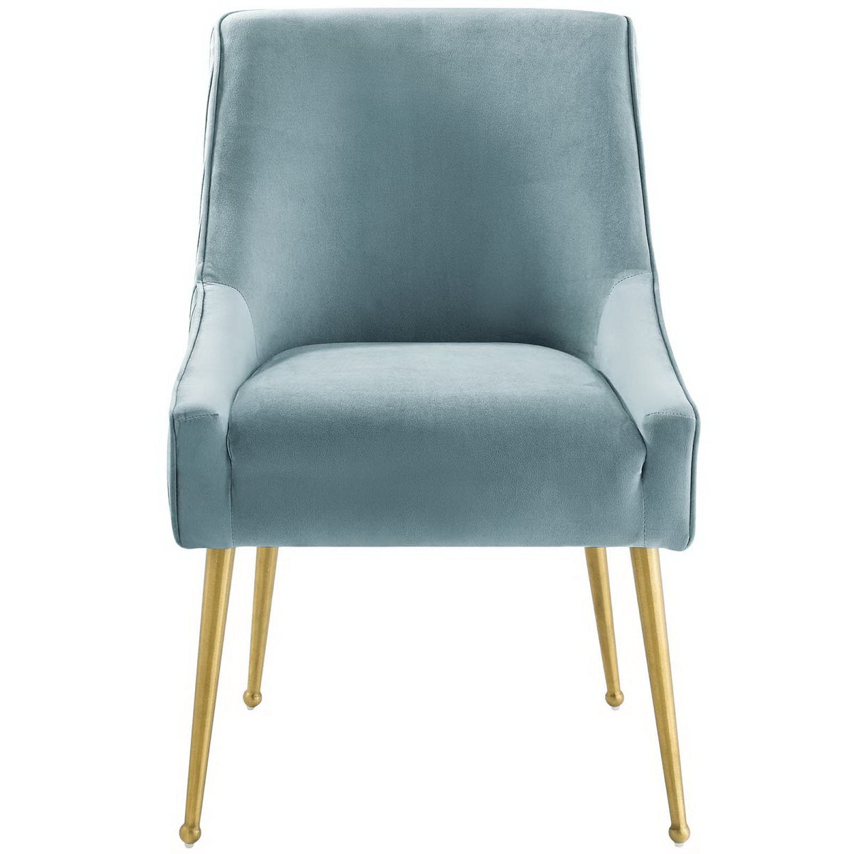 Discern Pleated Back Upholstered Performance Velvet Dining Chair - view 8